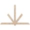 Ekena Millwork Kennewick Smooth Timber Gable Bracket, Douglas Fir, 96"W x 64"H x 5 1/2"D x 5 1/2"F, 16/12 Pitch GBW096X64X0606KEN00SDF - alternate 1